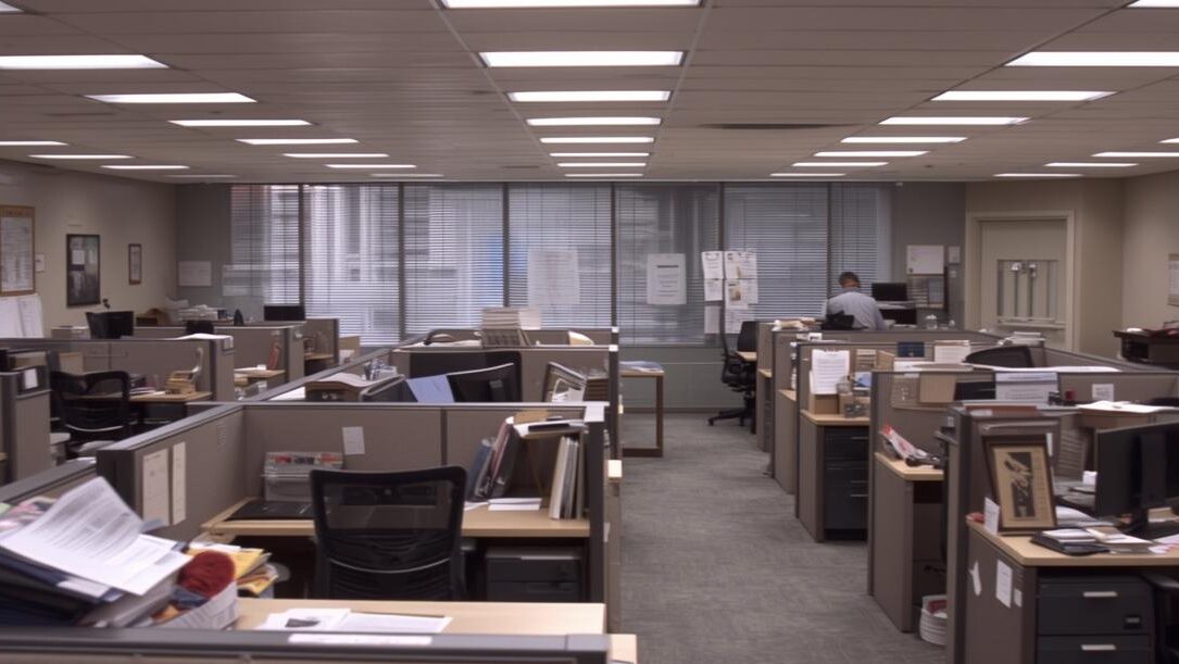 Imagen creada por IA. The Office