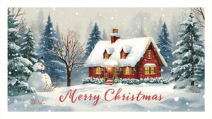 tarjeta de felicitacion navidena sin letras