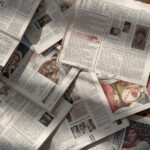 Qué sabe la inteligencia artificial (IA) de ti como lector de noticias 7 varios periodicos sobre la mesa